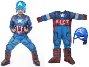 Strój Kapitan Ameryka + Maska Avengers K-Ka01