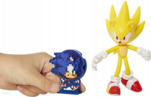 SUPER SONIC SZYBKI JAK BŁYSKAWICA FIGURKA +DYSK