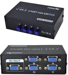 Switch Przełącznik Vga 4 X 1 Monitory Fullhd Wwa