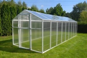 Szklarnia 12,8m2 PTF 211×606 cm PVC stal