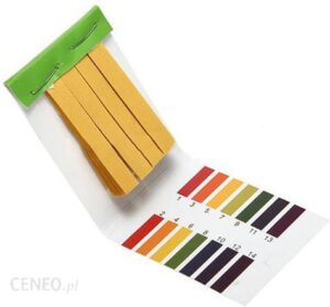 Testy pH paskowe 1.0-14.0 pH 80 sztuk w opakowaniu
