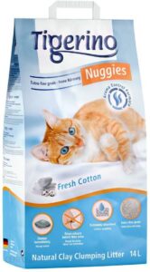 Tigerino Nuggies Ultra O Zapachu Kwiatów Bawełny 2X14L