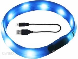 Trixie Obroża Świecąca Silikon Led Usb M-L 50 /3