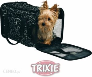 TRIXIE TORBA NA PSA CZARNA Z BIAŁYM MOTYWEM TX-2889