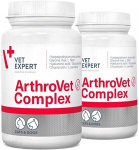 Vet Expert Arthrovet Complex preparat na stawy dla psów i kotów 2x90tabl.