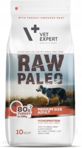 Vet Expert Raw Paleo Adult Medium Indyk 10Kg