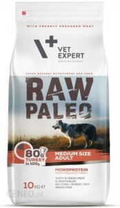Vet Expert Raw Paleo Adult Medium Indyk 2X10Kg