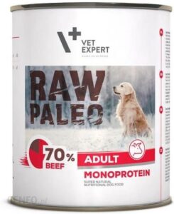 Vet Expert Raw Paleo Adult Wołowina 800G