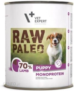 Vet Expert Raw Paleo Dog Puppy Jagnięcina 800G