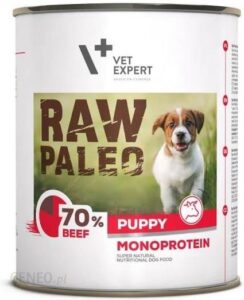 Vet Expert Raw Paleo Puppy Wołowina 800G