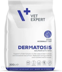 Vet Expert Veterinary Diet Dermatosis Dog Salmon&Potato Łosoś Ziemniak 300G
