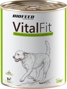 Vitalfit Karma Mokra Z Wołowiną 1250G