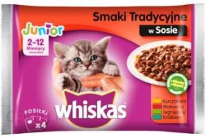 Whiskas Karma Pełnoporcjowa Smaki Tradycyjne W Sosie 4x100G