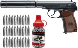 Wiatrówka Legends PM KGB 4,5 ZESTAW CO2 30 szt. BB 1500 szt.