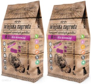 Wiejska Zagroda Indyk Z Jabłkiem Dla Szczeniąt 2X9Kg