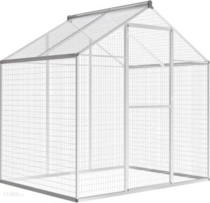 Woliera Do Ogrodu Aluminium 178 X 122 X 194cm