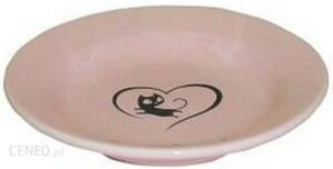 Yarro Miska Ceramiczna Dla Kota Z Serduszkiem 15,5X3Cm