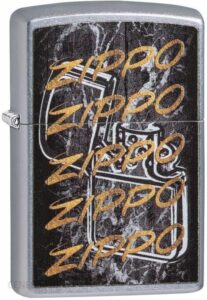 ZIPPO Gold Script Design