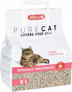 Zolux Antybakteryjny Żwirek Zbrylający Purecat Dla Kota 8L