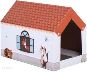 Zooplus Exclusive Domek Xl Home Z Matą Do Drapania 58X36X41Cm
