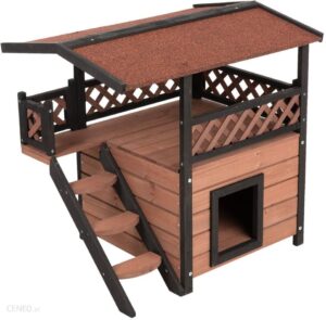 Zooplus Exclusive Maisonette Domek Dla Kota 77X56,4X72,4Cm
