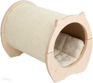 Zooplus Exclusive Natural Paradise Poziomy Drapak Dla Kota Z Legowiskiem 41X30,5X32,5Cm