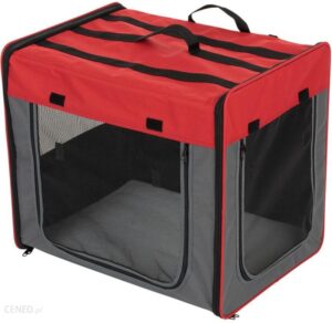 Zooplus Exclusive Torba Transportowa First Class Basic M 61X46X53,5Cm Czerwono-Szara