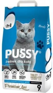 Żwirek Pussy Mineralny 9L