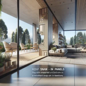 Panele zatrzaskowe w aranżacji wnętrz i tarasów nowoczesnego designu